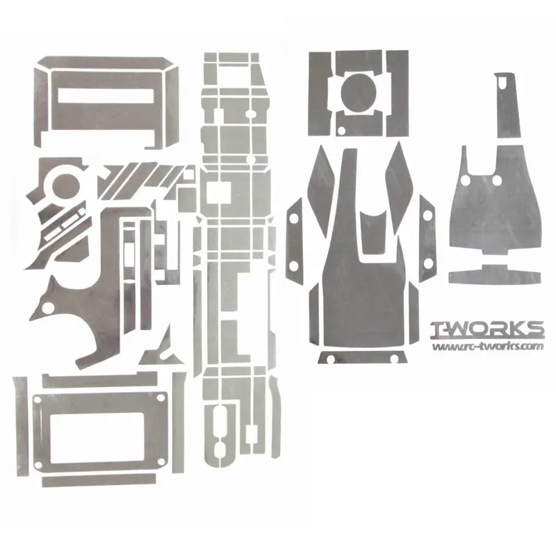 Ts-023M Metal Chrome Radio Skin Sticker ( For Ko Ex-1 2012 ) 4 Colors 4