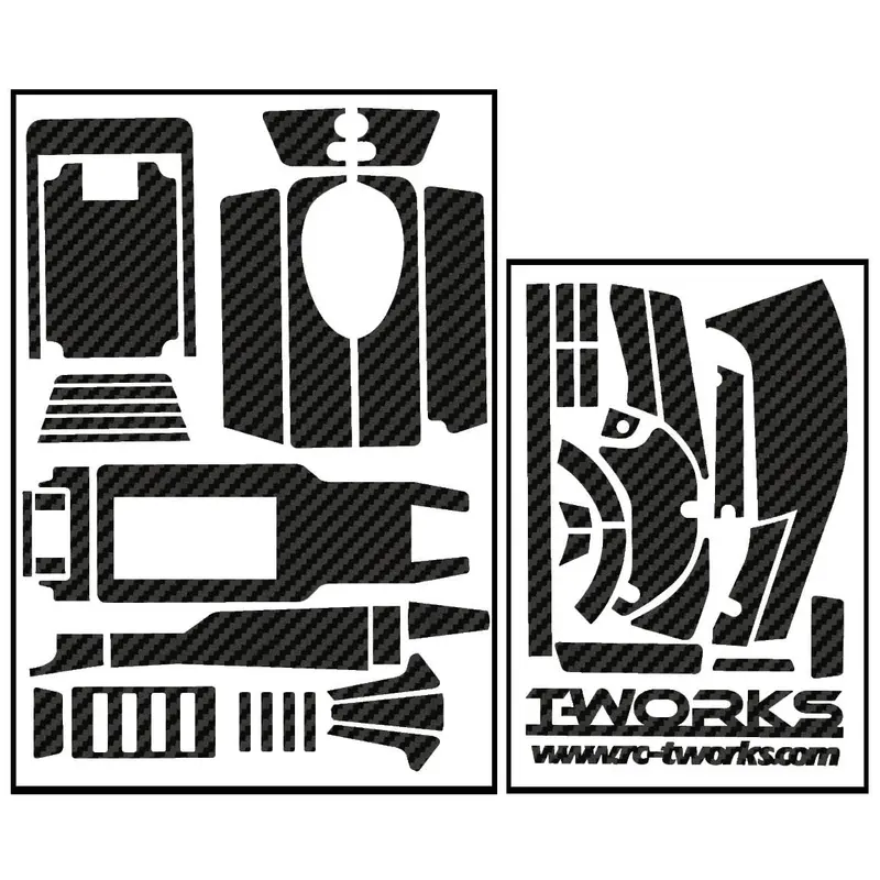 Ts-027 3D Graphite Sticker  ( For Spektrum Dx4r ) 8Colors 7