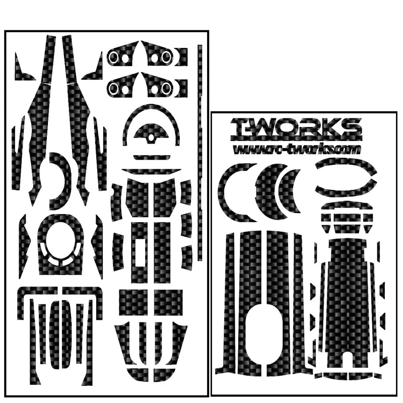 Ts-030 Shiny Graphite Sticker (For Futaba 4Px ) 1