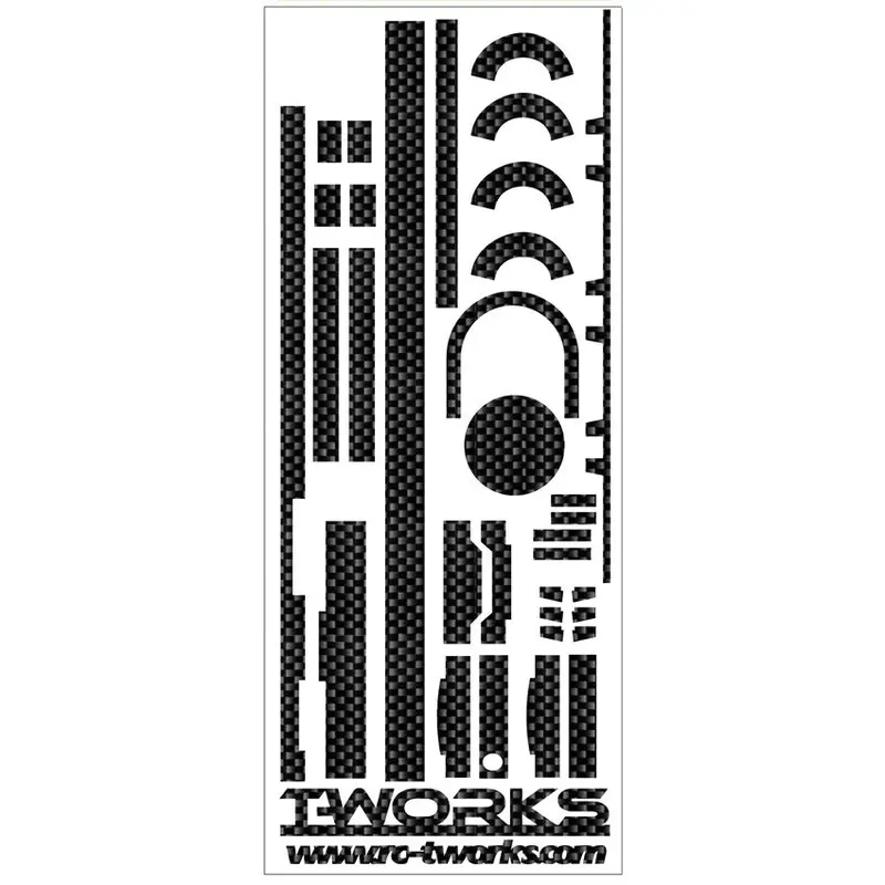 Ts-036 Shiny Graphite Sticker  (For Ko 3D Extension Unit) 1