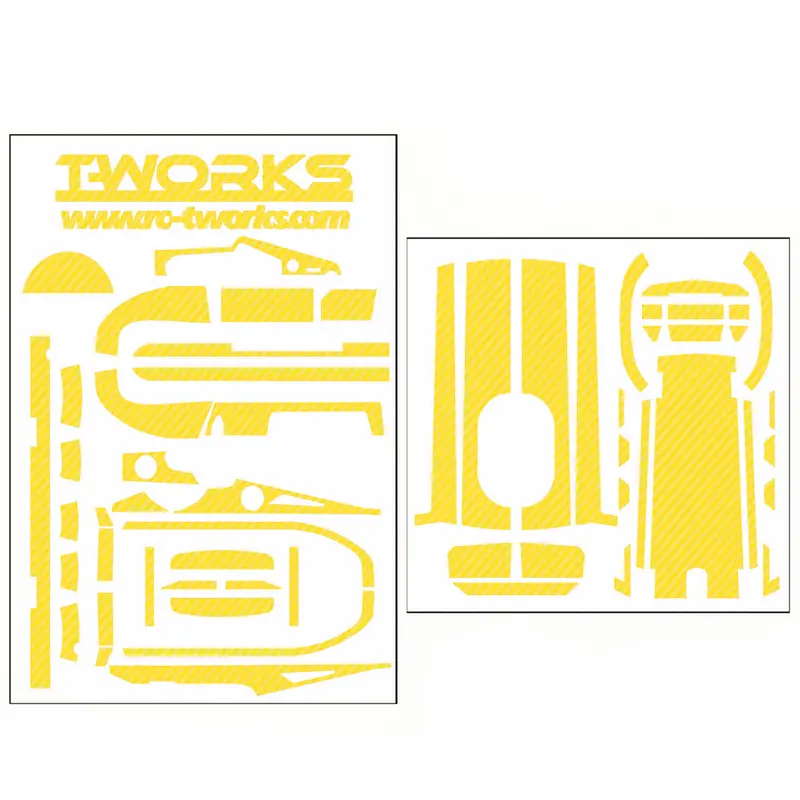 Ts-037 3D Colour Graphite Sticker  (For Futaba 4Pv ) 8Colors 1