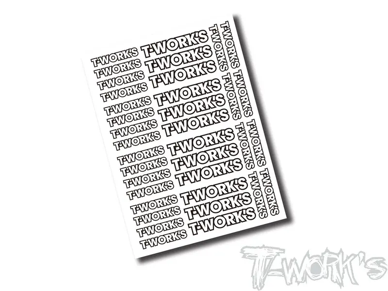 Ts-039C T-Work's Team White Decal C 1