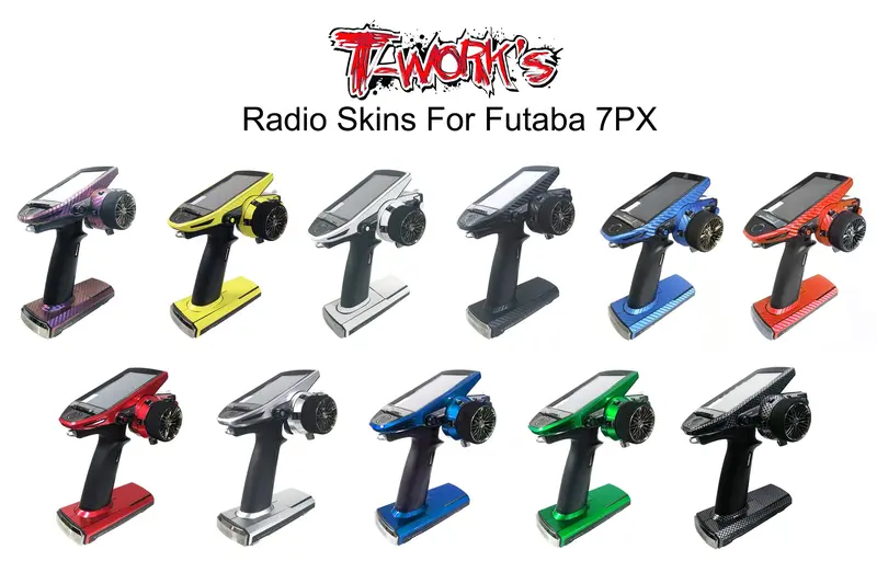 Ts-040 3D Colors Graphite Sticker (For Futaba 7Px / 7Pxr ) 6Colors 1