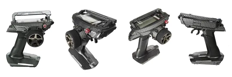 Ts-043 Shiny Graphite Sticker (For Sanwa & Airtronics Mt44 ) 1