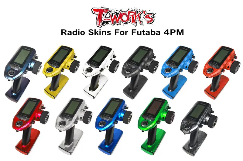 Ts-048M Mirror Chrome Radio Skin Sticker For Futaba 4Pm 4Colors 1