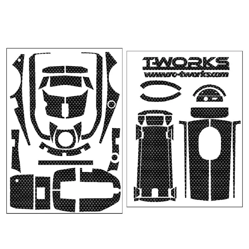 Ts-049 Shiny Graphite Sticker (For Futaba 4Pm ) 1