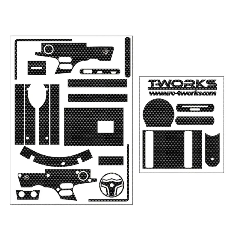 Ts-051 Shiny Graphite Sticker ( For Flysky Nb4 ) 1