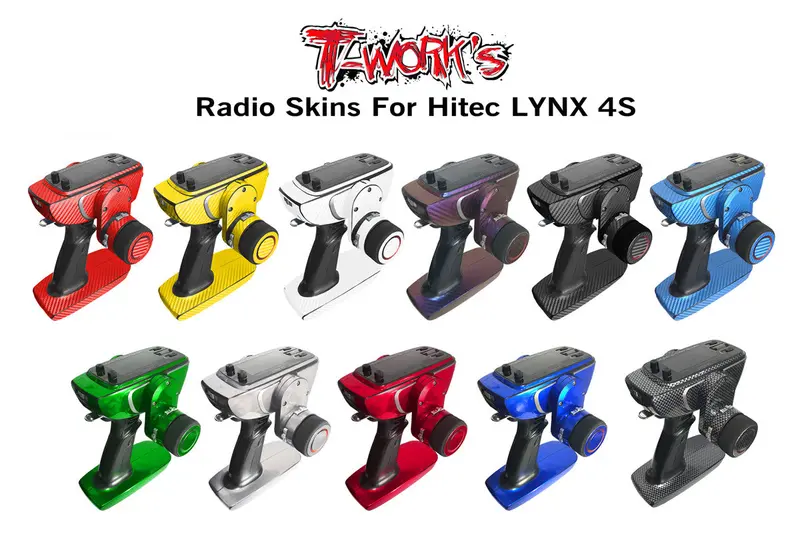 Ts-052M Mirror Chrome Radio Skin Sticker (For Hitec Lynx 4S ) 4Colors 1