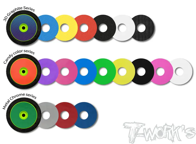 Ts-061  Truggy  Rims Sticker 12Pcs.  (9Colors.) 1