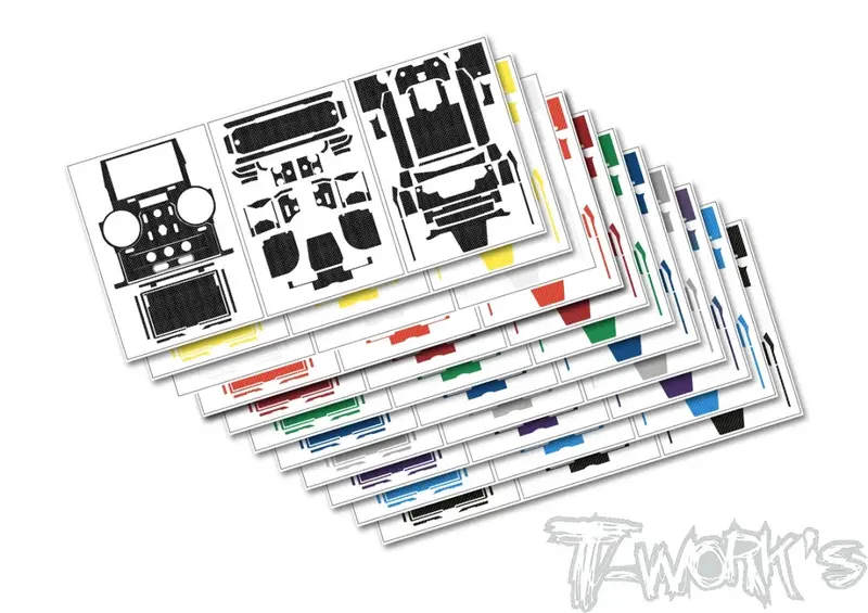 Ts-062 3D  Sticker ( For Flysky Pl18 )  6Colors 1