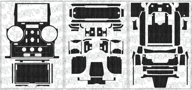 Ts-063  Shiny Graphite Sticker ( For Flysky Pl18 ) 1
