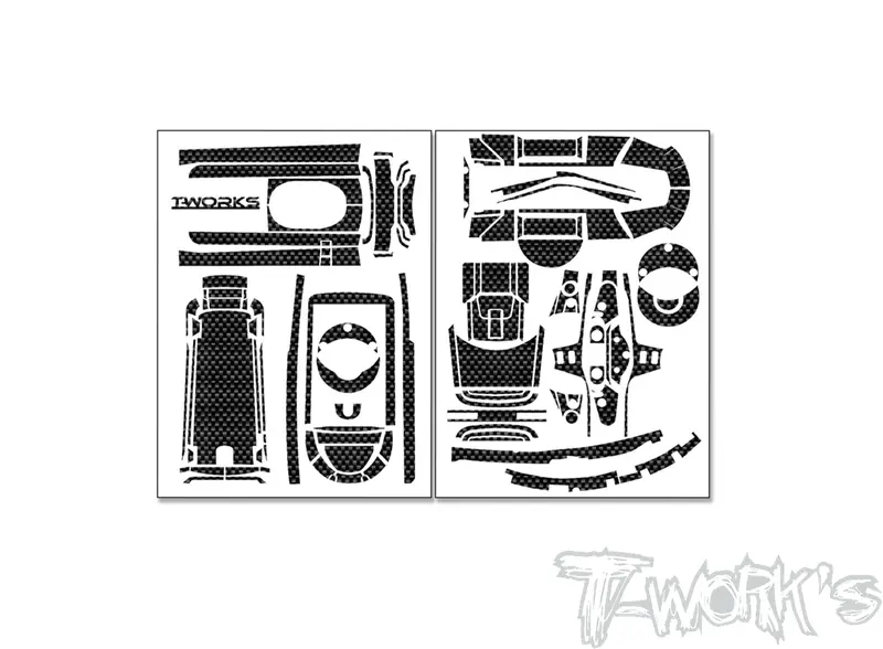 Ts-067	Shiny Graphite Radio Skin Sticker ( For Futaba T10px ) 1