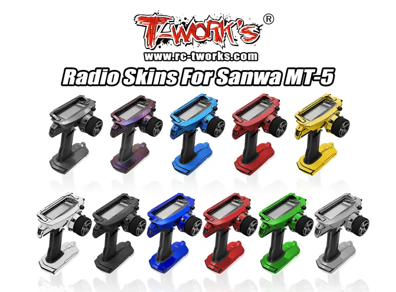 Ts-068    3D Graphite Radio Skin Sticker ( For Sanwa Mt-5 )  6Colors 1