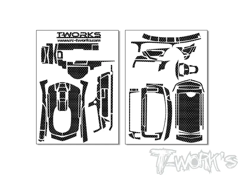 Ts-069	Shiny Graphite Radio Skin Sticker  ( For Sanwa Mt-5 ) 1
