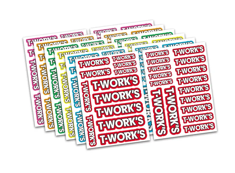 Ts-070   Team T-Work's Color Decal    6Colors 1