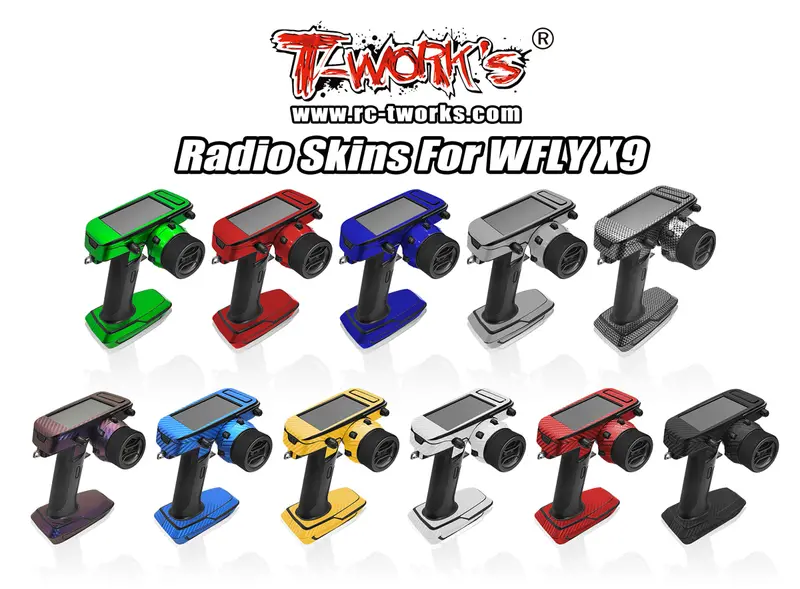 Ts-074M	 Metal Chrome Radio Radio Skin Sticker ( For Wfly X9 )  4 Colors 1
