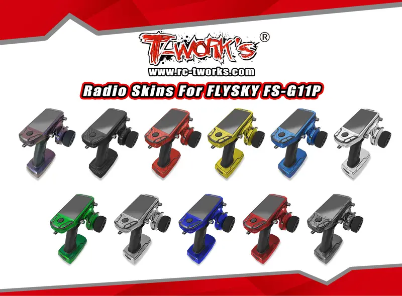 Ts-080   3D Graphite Radio Skin Sticker ( For Flysky Fs-G11p )  6Colors 1