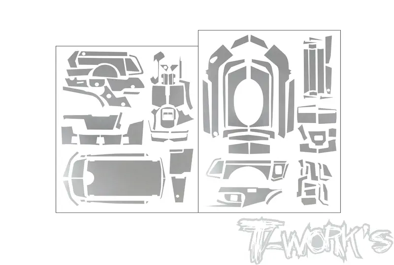 Ts-086M    Metal Chrome Radio Skin Sticker ( For Sanwa Mt-R )  4 Colors 3