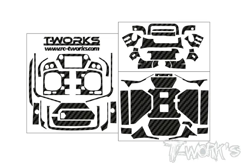 Ts-088   3D Graphite Radio Skin Sticker ( For Futaba T32mz Wc )  6Colors 1