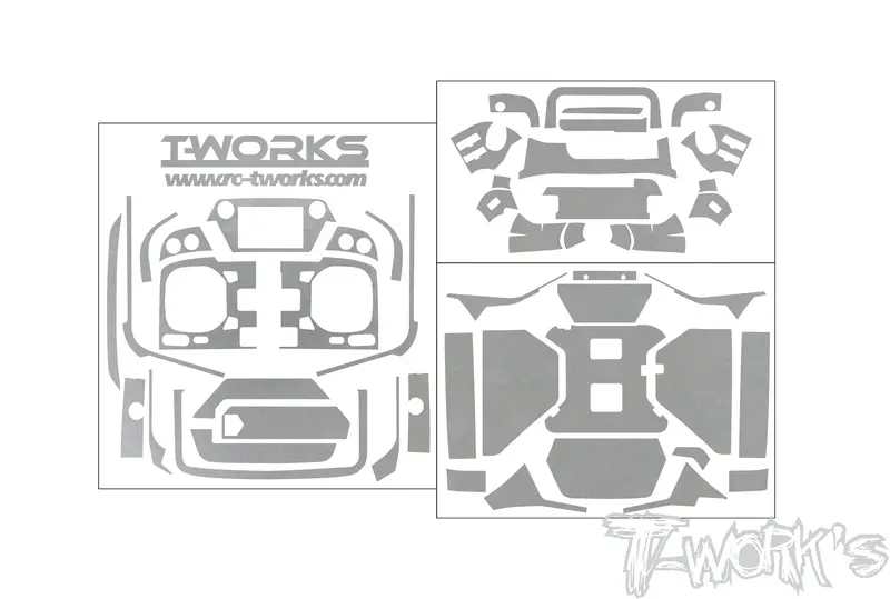 Ts-088M    Metal Chrome  Radio Skin Sticker ( For Futaba T32mz Wc )  4 Colors 3