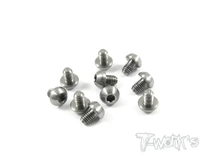 Tss-304B 3Mm X 4Mm  64 Titanium Hex. Socket Button Head Screw 10Pcs 1