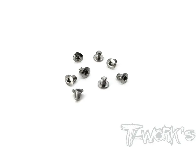 Tss-304Lp   3Mm X 4Mm  Hex. Socket Head Low Profile Half Thread Screws（8Pcs.） 1