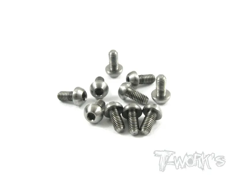 Tss-306B 3Mm X 6Mm  64 Titanium Hex. Socket Button Head Screw 10Pcs 1