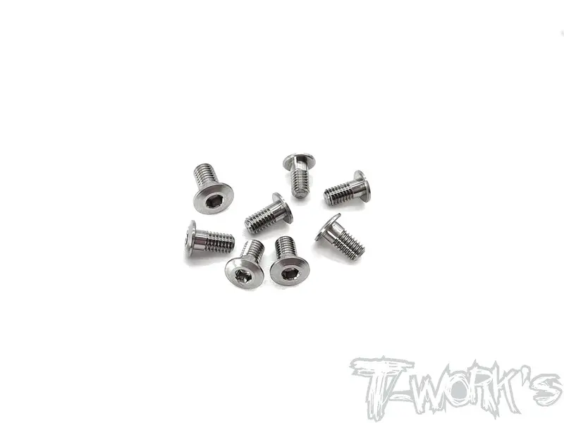 Tss-306Lp   3Mm X 6Mm 64 Titanium Hex. Socket Head Low Profile Half Thread Screws（8Pcs.） 1
