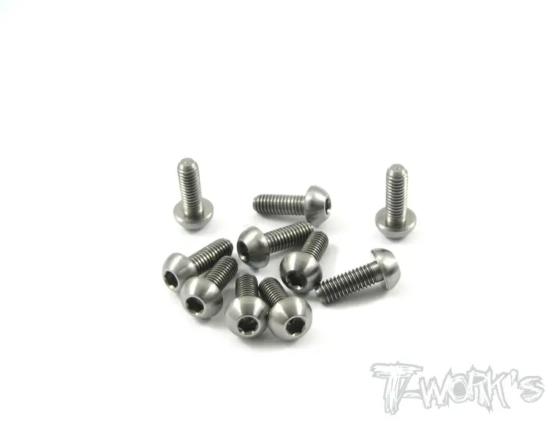 Tss-308B 3Mm X 8Mm  64 Titanium Hex. Socket Button Head Screw 10Pcs 1