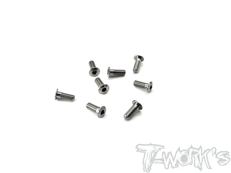 Tss-308Lp   3Mm X 8Mm  Hex. Socket Head Low Profile Half Thread Screws（8Pcs.） 1