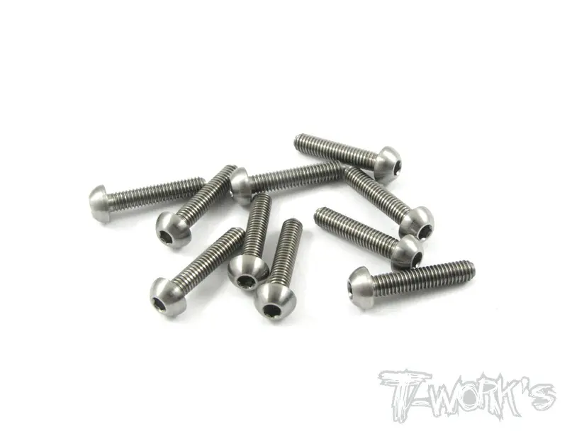 Tss-314B 3Mm X 14Mm 64 Titanium Hex. Socket Button Head Screw 10Pcs 1