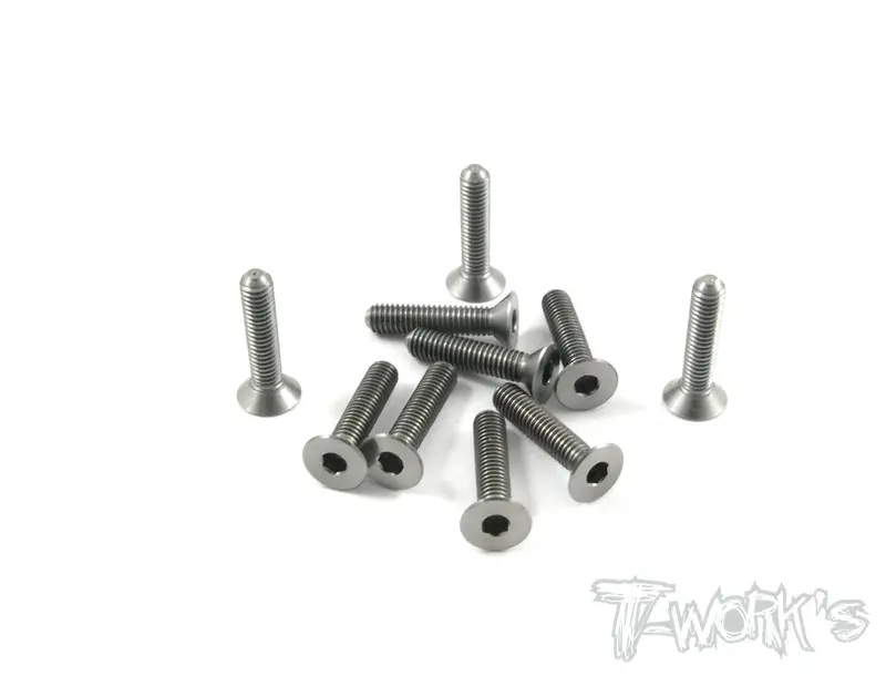 Tss-314C 3Mm X 14Mm 64 Titanium Hex. Countersink Screw   10Pcs. 1