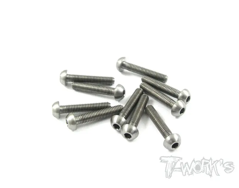 Tss-316B 3Mm X 16Mm  64 Titanium Hex. Socket Button Head Screw 10Pcs 1