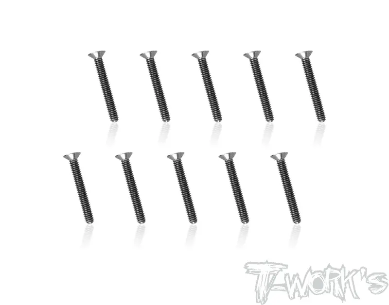 Tss-324C	    3Mm X 24Mm 64 Titanium Hex. Countersink Screw  10Pcs. 1