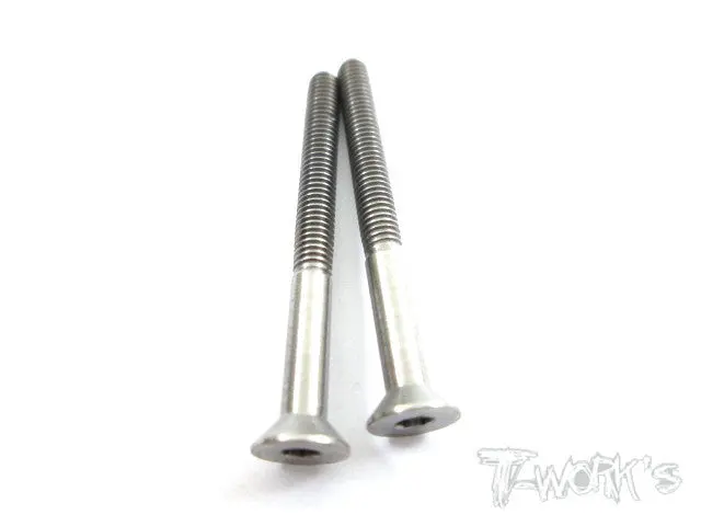 Tss-335C 3Mm X 35Mm 64 Titanium Hex. Countersink Screw 2Pcs. 1