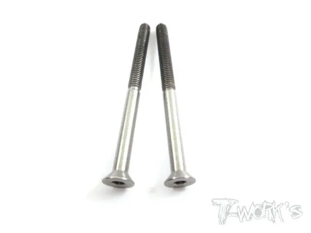 Tss-340C 3Mm X 40Mm 64 Titanium Hex. Countersink Screw 2Pcs. 1