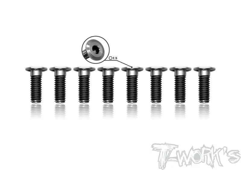 Tss-410Lp 4Mm X 10Mm 64 Titanium  Hex. Socket Head Low Profile Half Thread Screws（8Pcs.） 1
