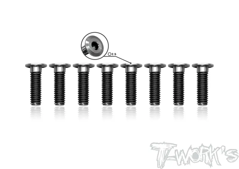 Tss-412Lp 4Mm X 12Mm 64 Titanium  Hex. Socket Head Low Profile Half Thread Screws（8Pcs.） 1
