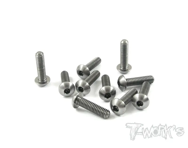 Tss-415B 4Mm X 15Mm 64 Titanium Hex Socket  Button Head Screw 10Pcs 1