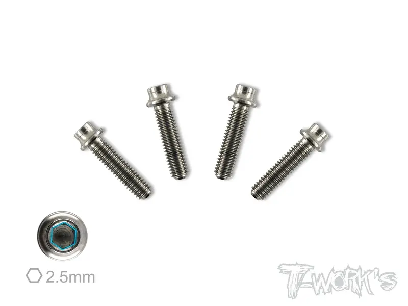 Tss-H  M3.5 64 Titanium Hex. Socket Head Screw ( 4Pcs. ) 1