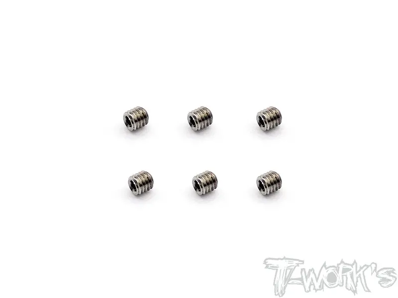 Tss-M3s   64 Titanium Hex. Socket Set Screw  6Pcs. 2
