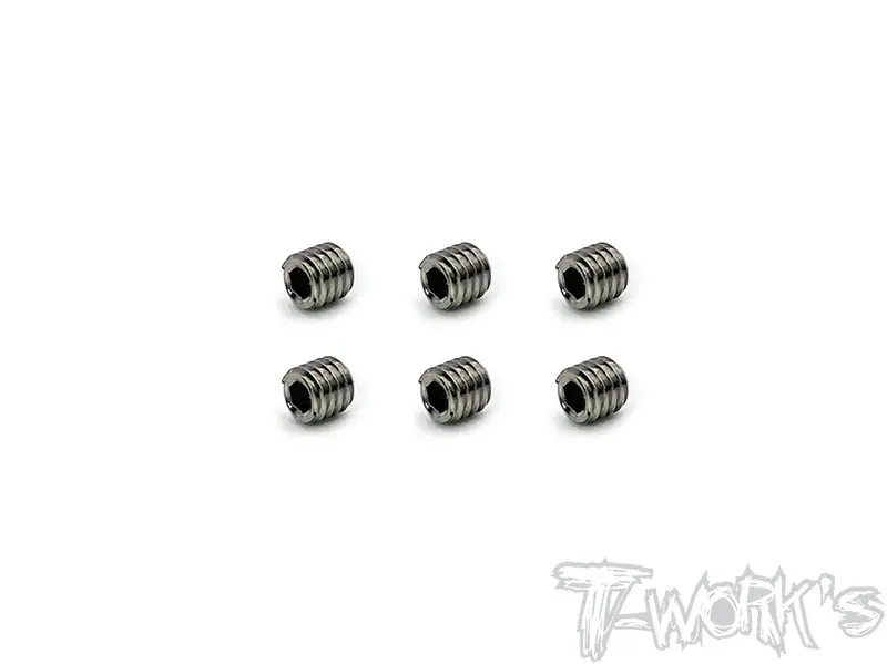 Tss-M4s M4 64 Titanium Hex. Socket Set Screw  6Pcs. 1