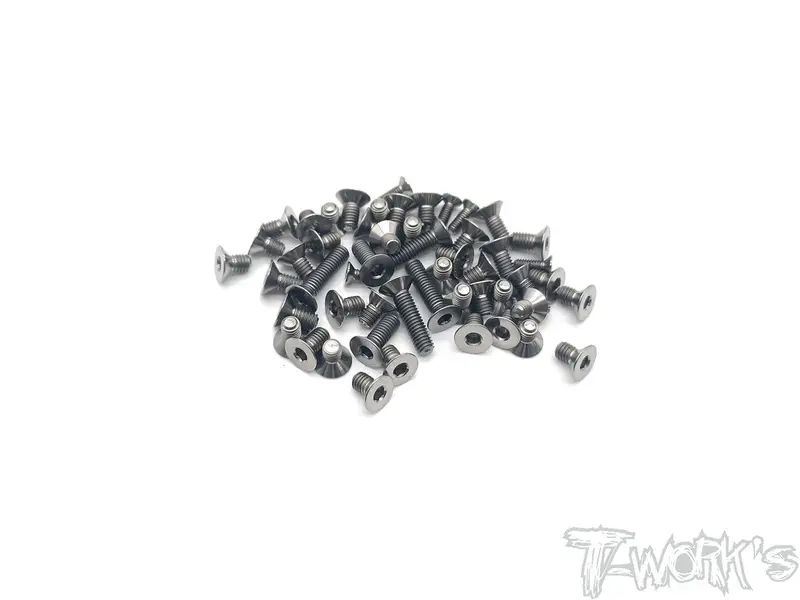 Tss-Mtc2-B 64 Titanium Screw Set ( Bottom )51Pcs.( For Mugen Mtc2 ) 1