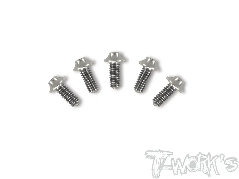 Tss-U-5 64 Titanium M2 Hex. Socket Ufo Head Screw 5Pcs. 1