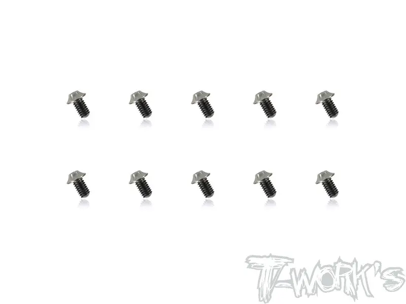 Tss-U   64 Titanium M2.5 Hex. Socket Ufo Head Screw 1