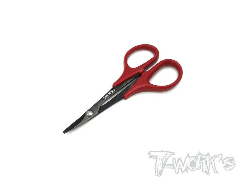 Tt-021-Bk   Black Titanium Nitride Lexan Curved Scissor 1