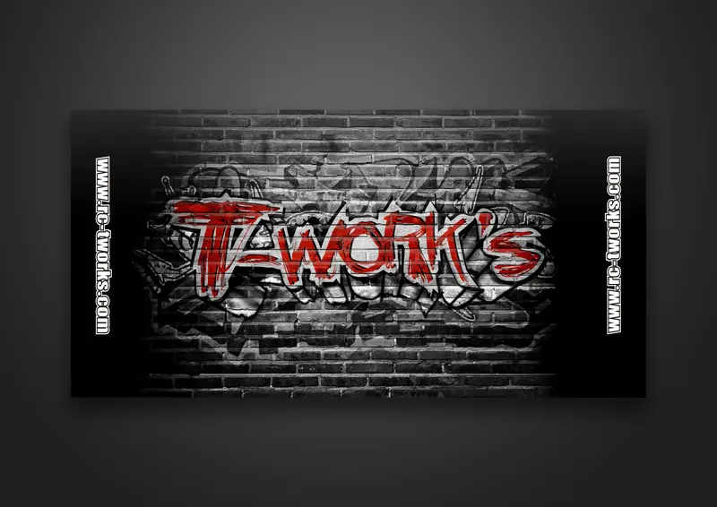 Tt-048-A T-Work's Roll Up Pit Mat 120 X 60 Cm  With Carry Strap ( Graffito Style ) 1