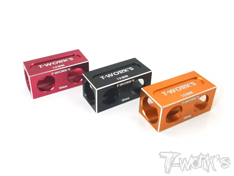 Tt-050 18/19Mm  Anti Tweak Block ( For Yokomo Bd9/Bd11/ Bd12/Xray T4  ) 1