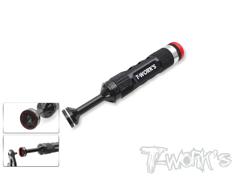 Tt-060-Mtc2-B   Hard Coated 7075-T6 Mugen Mtc2/Mtc2r Lower Arm Pivot Insert Nut Driver ( L ) 1