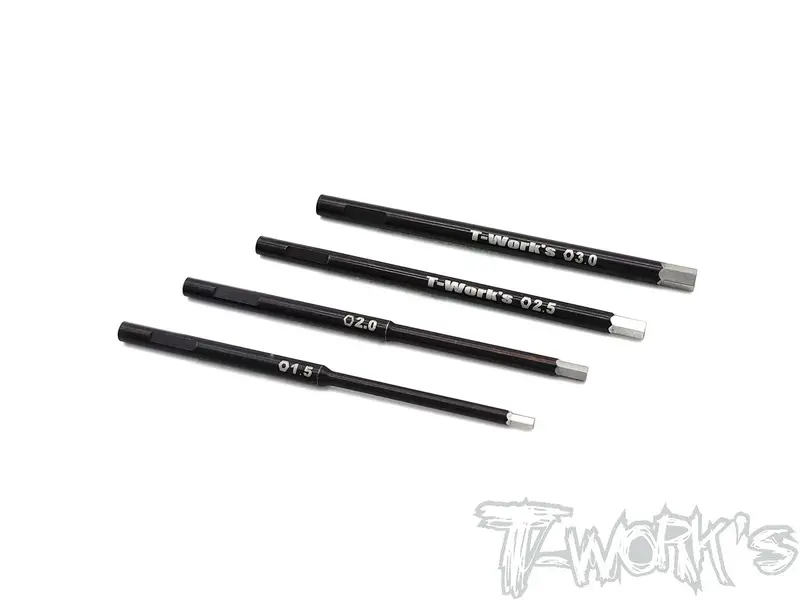 Tt-072-H Hss Hex Wrench Replacement Tip 0.05/0.9/1.3/1.5/2.0/2.5/3.0 X 60Mm 1